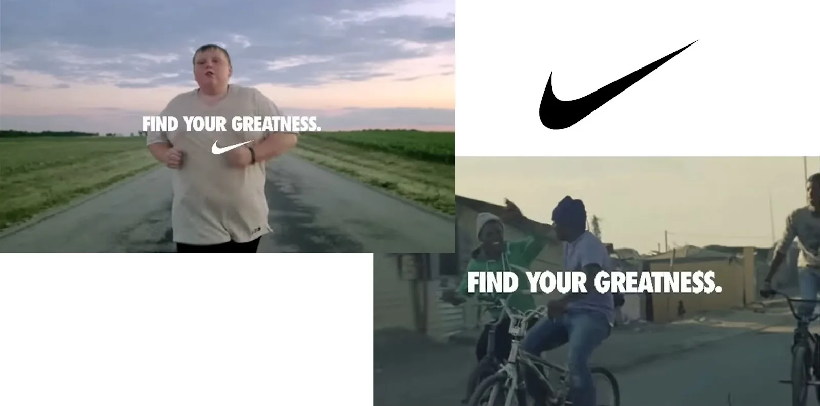 La campagne publicitaire #FindYourGreatness de Nike, un exemple de content marketing.