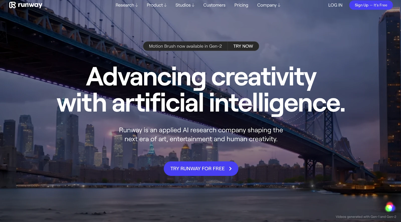 Runway ML visual AI tool